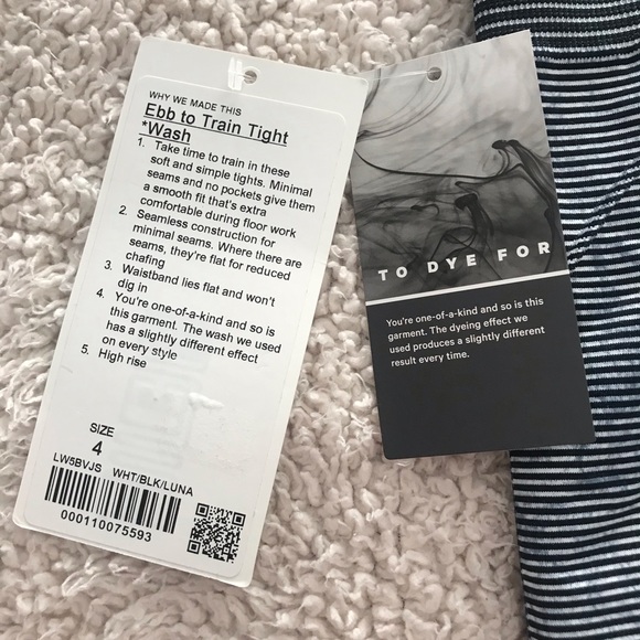 🆕ONLY ONE! NWT Lululemon Ebb to Train Tight 4 - Picture 6 of 9